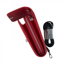 Сумка через плече жіноча шкіряна Eminsa 40241 9-5 червона