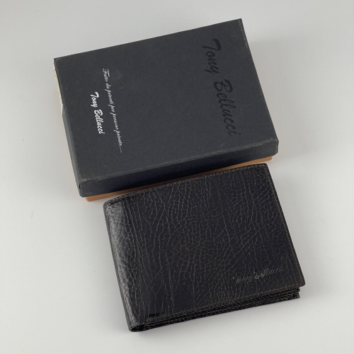 Кошелек мужской кожаный Tony Bellucci T122-886 темно-коричневый