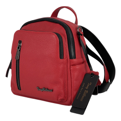 Рюкзак жіночий шкіряний Tony Bellucci 0420-282 червоний
