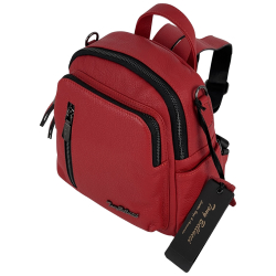 Рюкзак жіночий шкіряний Tony Bellucci 0420-282 червоний