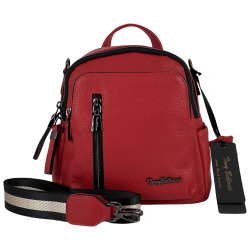 Рюкзак жіночий шкіряний Tony Bellucci 0420-282 червоний