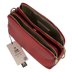 Сумка жіноча шкіряна Genuine Leather 05931 DL58 червона