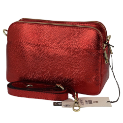 Сумка жіноча шкіряна Genuine Leather 05931 DL58 червона