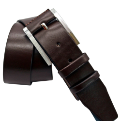 Ремень мужской кожаный Кремень 01.45.00.23 115 см коричневый