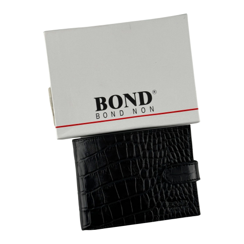 Гаманець чоловічий шкіряний Bond Non 523-356 чорний