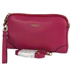 Сумка жіноча шкіряна Karya 2030-244 фуксія