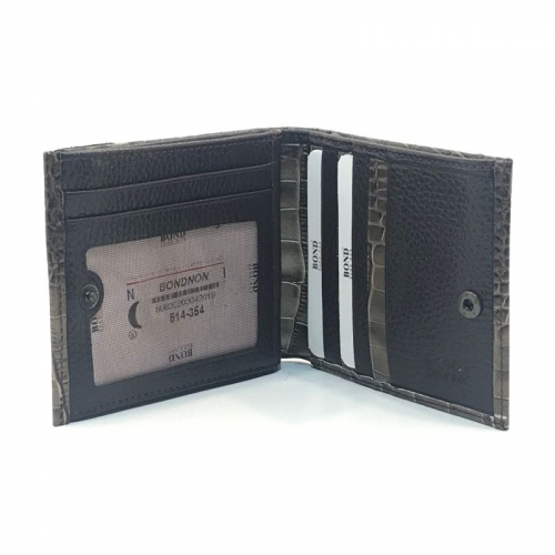 Гаманець чоловічий під крокодилячу шкіру Bond 514