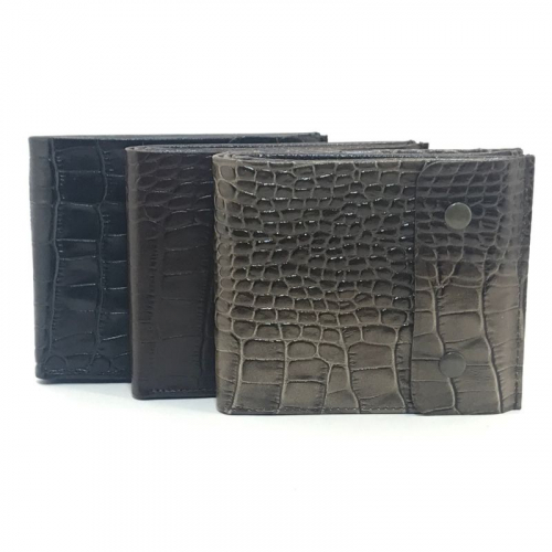 Гаманець чоловічий під крокодилячу шкіру Bond 514