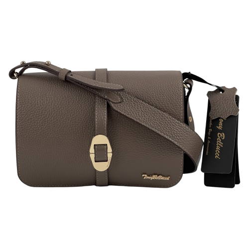 Сумка жіноча шкіряна Tony Bellucci 0765-213 світло-коричнева