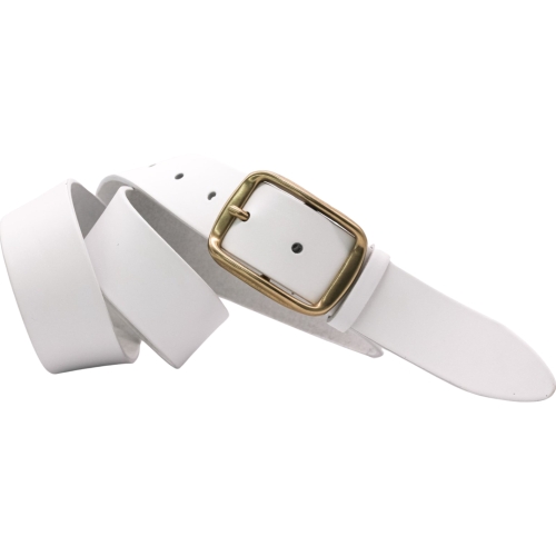 Ремень женский кожаный Кремень 05.40.00.05 белый 115 см