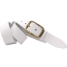 Ремень женский кожаный Кремень 05.40.00.05 белый 115 см