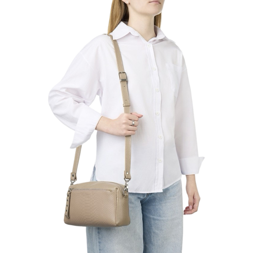 Сумка женская кожаная Vito Torelli 1103 4097/1075 бежевая