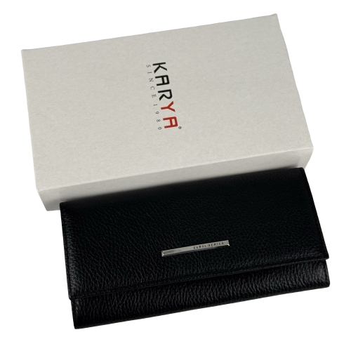 Гаманець жіночий шкіряний Karya 1101-45 чорний