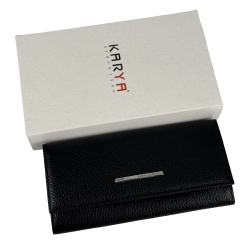 Гаманець жіночий шкіряний Karya 1101-45 чорний