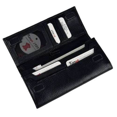 Гаманець жіночий шкіряний Karya 1101-45 чорний