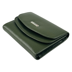 Кошелек женский кожаный Karya 2026-084 хаки