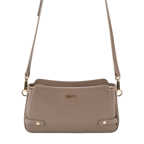 Сумка кросс-боди женская кожаная Enzo Nori EN1098-907 капучино