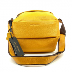 Сумка жіноча шкіряна Tony Bellucci 0349-203 жовта