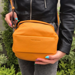 Сумка жіноча шкіряна Tony Bellucci 0349-203 жовта