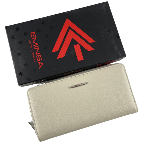 Кошелек женский кожаный Eminsa 2151 37-9 молочный