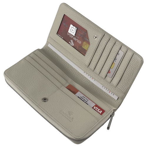 Кошелек женский кожаный Eminsa 2151 37-9 молочный