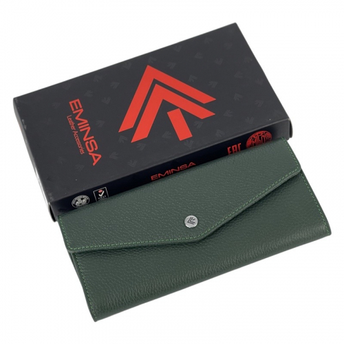 Гаманець жіночий шкіряний Eminsa 2184 18-16 зелений