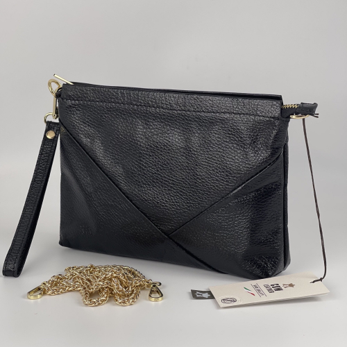 Сумка жіноча шкіряна Genuine Leather 05927 DL28 чорна