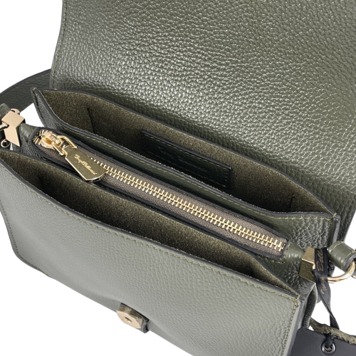 Сумка жіноча шкіряна Tony Bellucci 0765-217-1 оливкова