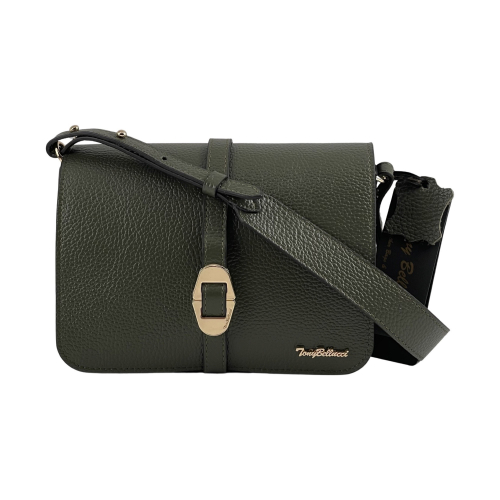 Сумка жіноча шкіряна Tony Bellucci 0765-217-1 оливкова