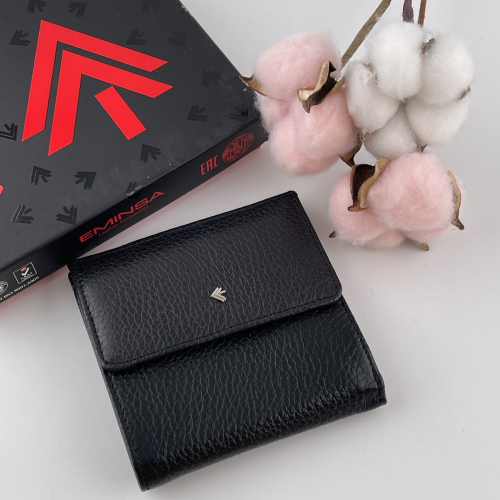 Гаманець жіночий шкіряний Eminsa 2068 18-1 чорний