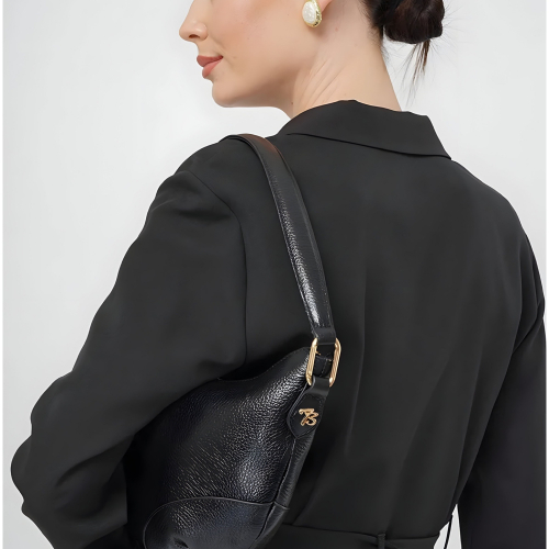 Сумка жіноча шкіряна Tony Bellucci 0796-281 чорна