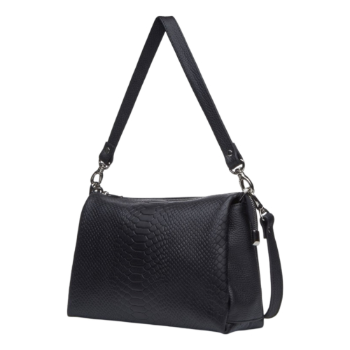 Сумка женская кожаная Vito Torelli 1065 4071/1000 черная с питоном