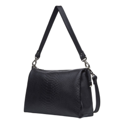 Сумка женская кожаная Vito Torelli 1065 4071/1000 черная с питоном