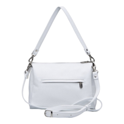 Сумка женская кожаная Vito Torelli 1065 4070/1005 белая с питоном