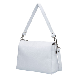 Сумка женская кожаная Vito Torelli 1065 4070/1005 белая с питоном