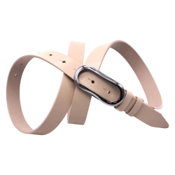 Ремінь жіночий шкіряний Кремінь 05.25.00.114 молочний 125 см