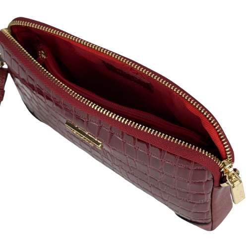 Сумка жіноча шкіряна лакована Karya 2030-08 червона