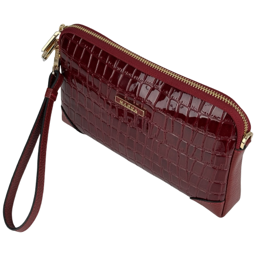 Сумка жіноча шкіряна лакована Karya 2030-08 червона