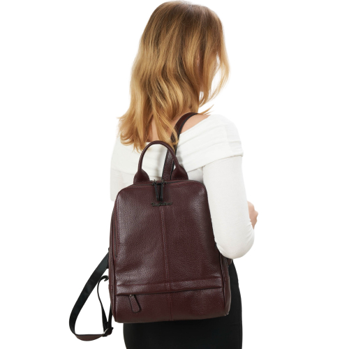 Рюкзак жіночий шкіряний Tony Bellucci 0061-1905 бордовий
