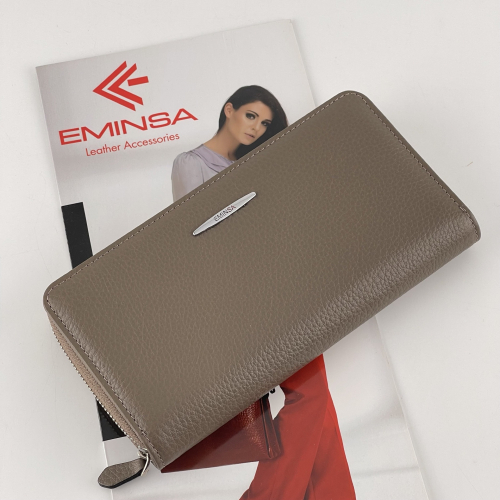Гаманець жіночий шкіряний Eminsa 2151 37-17 світло-коричневий