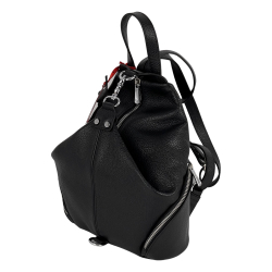 Рюкзак жіночий шкіряний Eminsa 40247 чорний