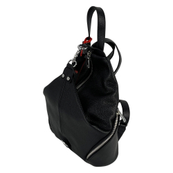 Рюкзак жіночий шкіряний Eminsa 40247 чорний