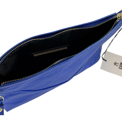 Сумка жіноча шкіряна Genuine Leather 05927 DL22 електрик​