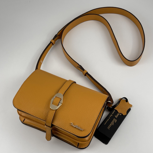 Сумка жіноча шкіряна Tony Bellucci 0765-203 жовта