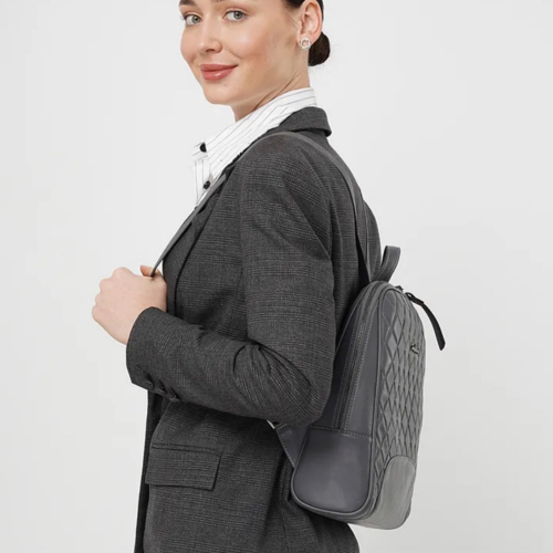 Рюкзак жіночий шкіряний Tony Bellucci 0135-2003 сірий