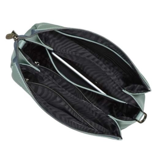 Сумка женская кожаная Vito Torelli 1065 4081/1097 мятная с питоном