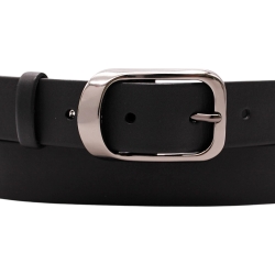 Ремінь чоловічий шкіряний Кремінь 01.35.00.204 чорний 120 см