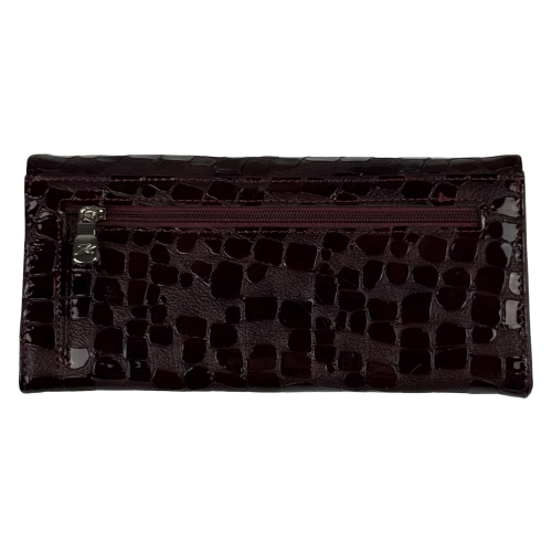 Гаманець жіночий шкіряний лакований Karya 1159-590 сливовий