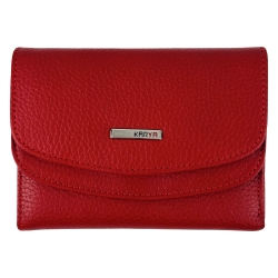 Кошелек женский кожаный Karya 2026-46 красный