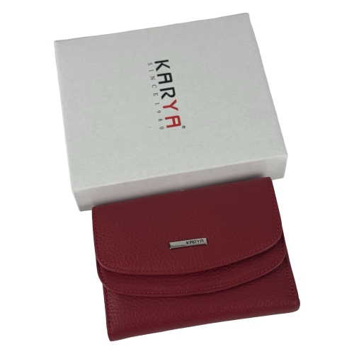 Кошелек женский кожаный Karya 2026-46 красный